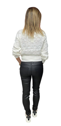 Femme Fatale - Sheena Faux Leather Five Pocket Pants