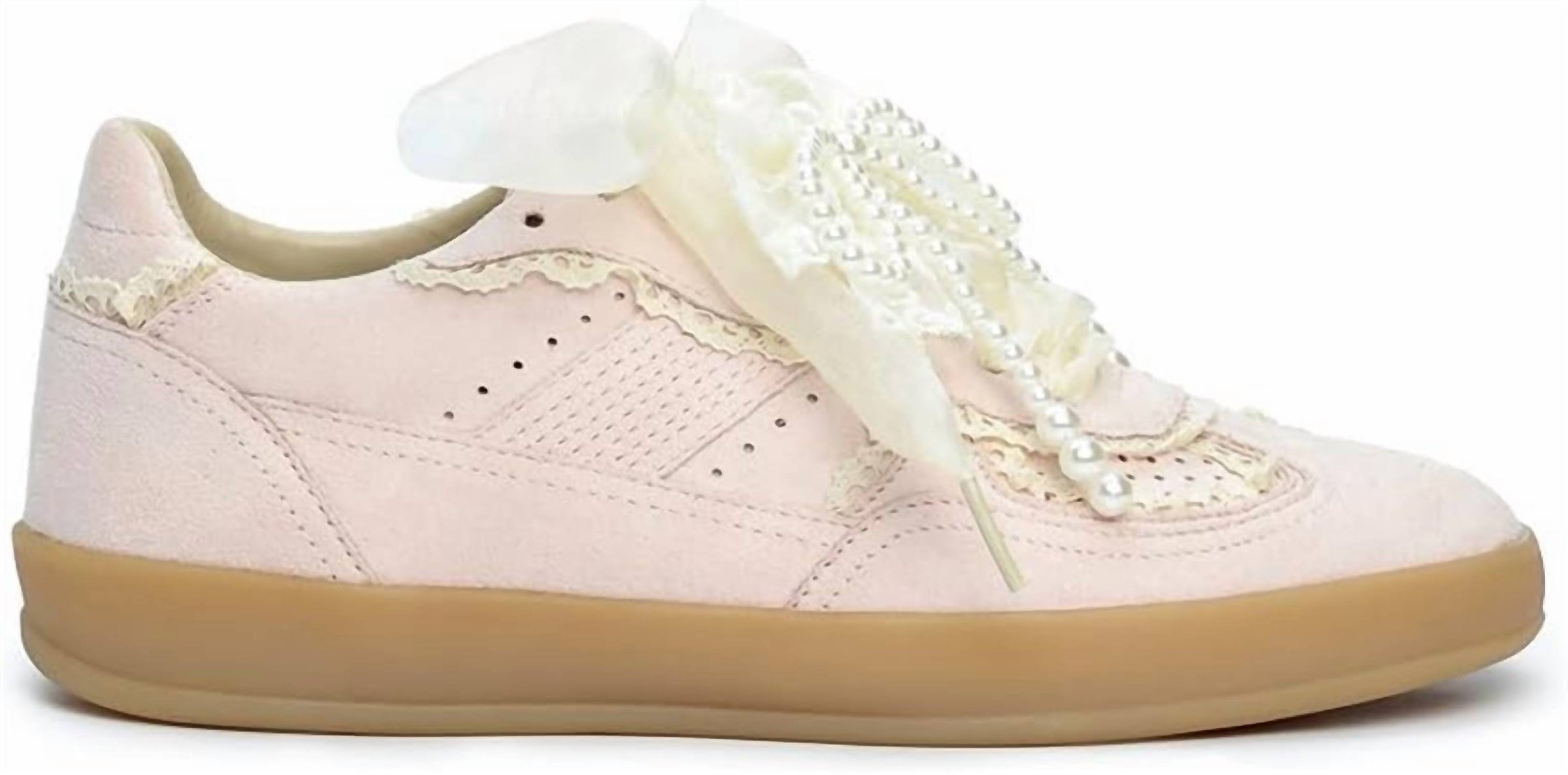Miim - Women's Eleanor Satin And Lace Sneakers
