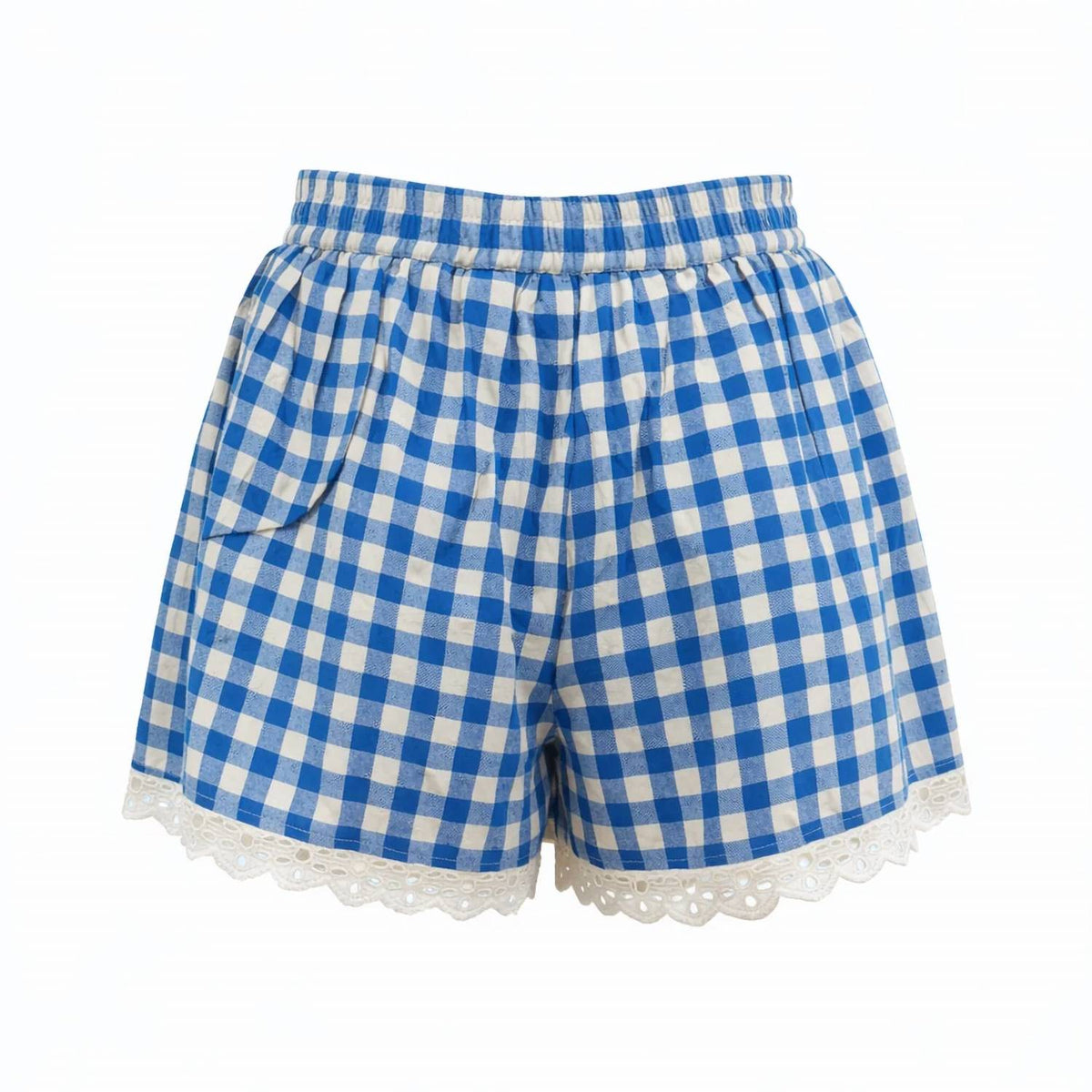 Sunshine Tienda - Willa Eyelet Lace Trim Short