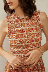 Myra - Bohera Nikki Reyn Paisley Ruffle Dress