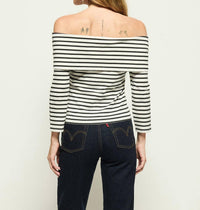 Nation Ltd - Alexi Off The Shoulder T-shirt