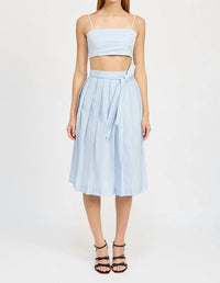 En Saison - Abigail Button Top And Bralette Set