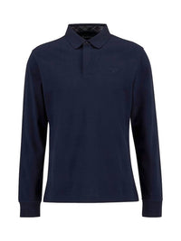 Barbour Men’s Long Sleeve Polo in blue - men's shirt - view 4