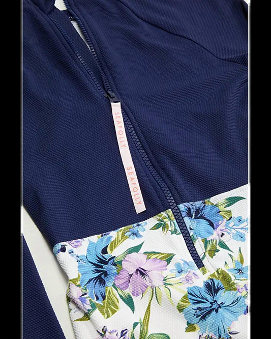 Seafolly - Girl's Vanuatu Twist Front Paddlesuit