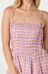 Astr - Lehela Smocked Midi Dress