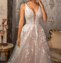 Kitty Chen Couture - Luciana A-line Lace Dress