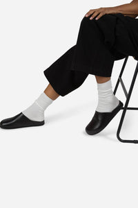 Intentionally Blank - Women Agatha Leather Slip On Mules