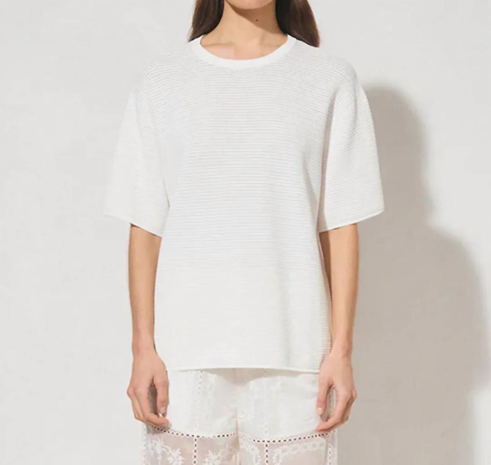 Mon Renn - Soma Crew Neck Knit Tee