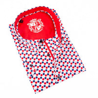 Eight X - Men's Polka-dots Short Sleeve Shirt