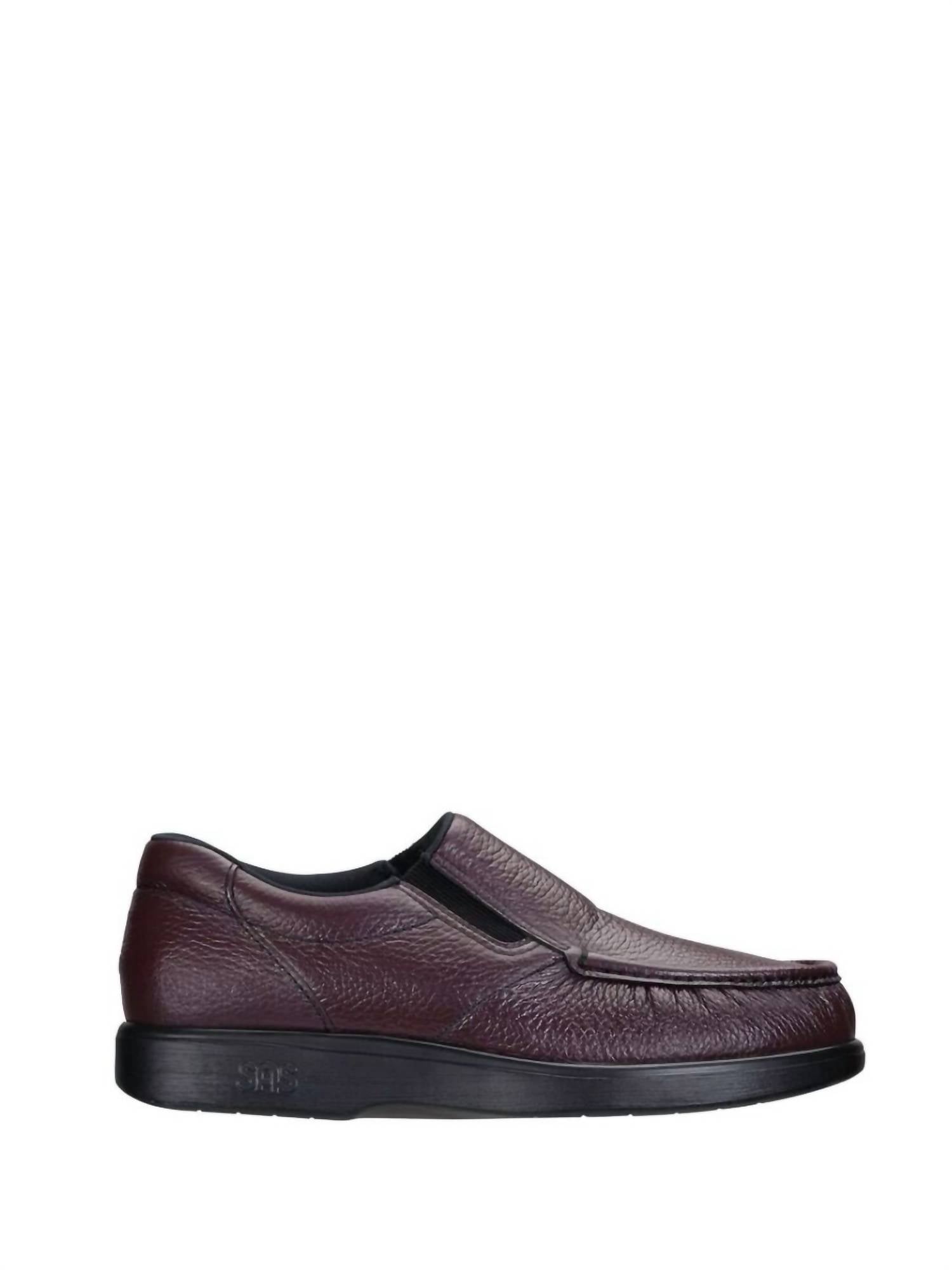 Sas - Men's Side Gore Slip On Loafer - Wide