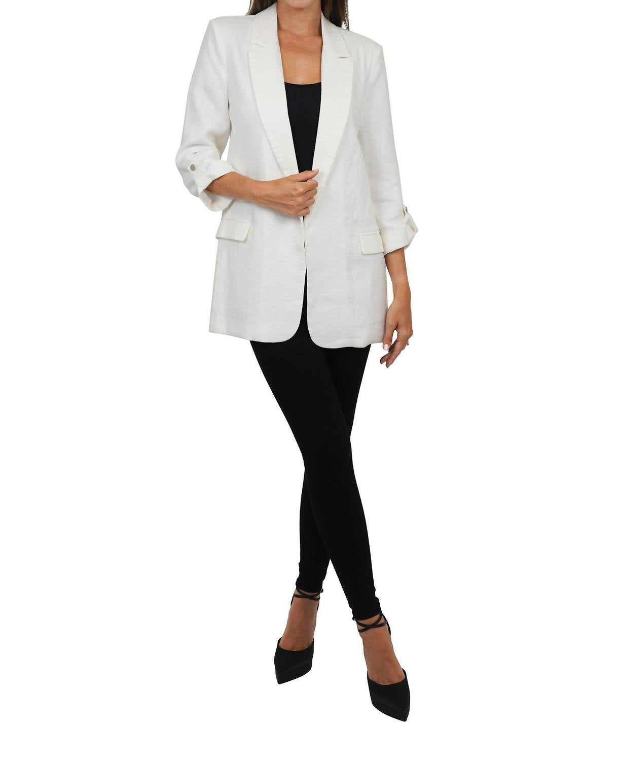 Love Token - Asher Linen Blazer