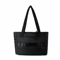 Selini New York - Women's Quilted Puffer Luggage Strap And Chain Tote Bag