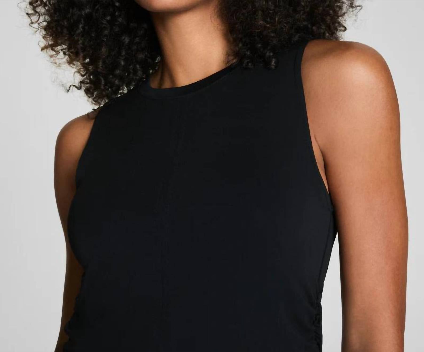 Spanx - Sleek Jersey Ruched Tank Top