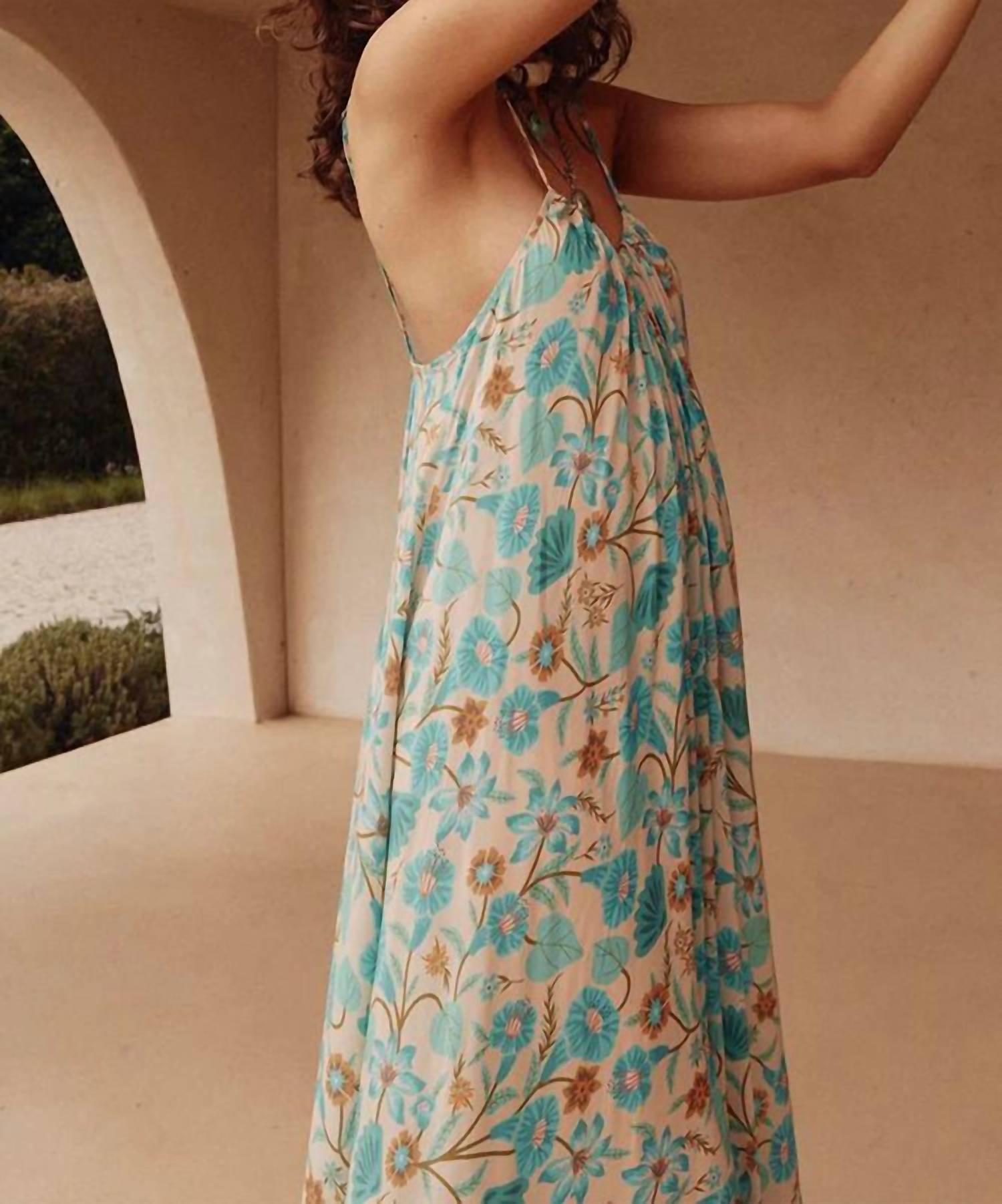 Spell - Goldie Strappy Maxi Dress