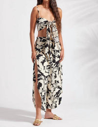 Xix Palms - Reversible Tie Top