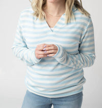 Michelle Mae - Amelia Striped Hoodie
