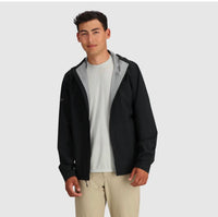 OUTDOOR RESEARCH Men's Stratoburst Rain Jacket in black - men's sweater - alternate view