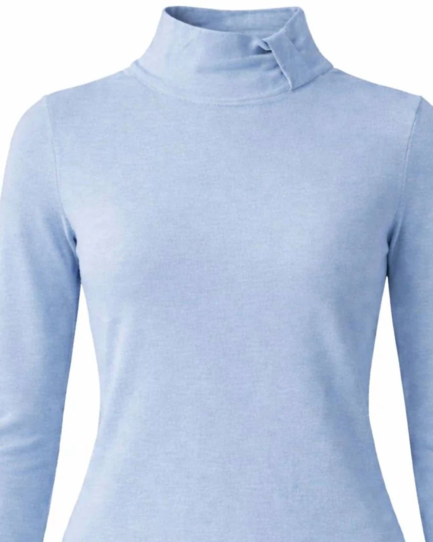 J'Envie/Eli - Women's Notch Turtleneck Top
