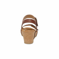 Aetrex Women's Lexa Wedge Sandal in walnut - women's sandal - view 4