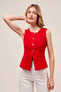 So Me - Denim Vest Top