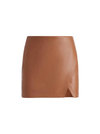 Alice + Olivia - Siobhan Vegan Wrap Mini Skirt
