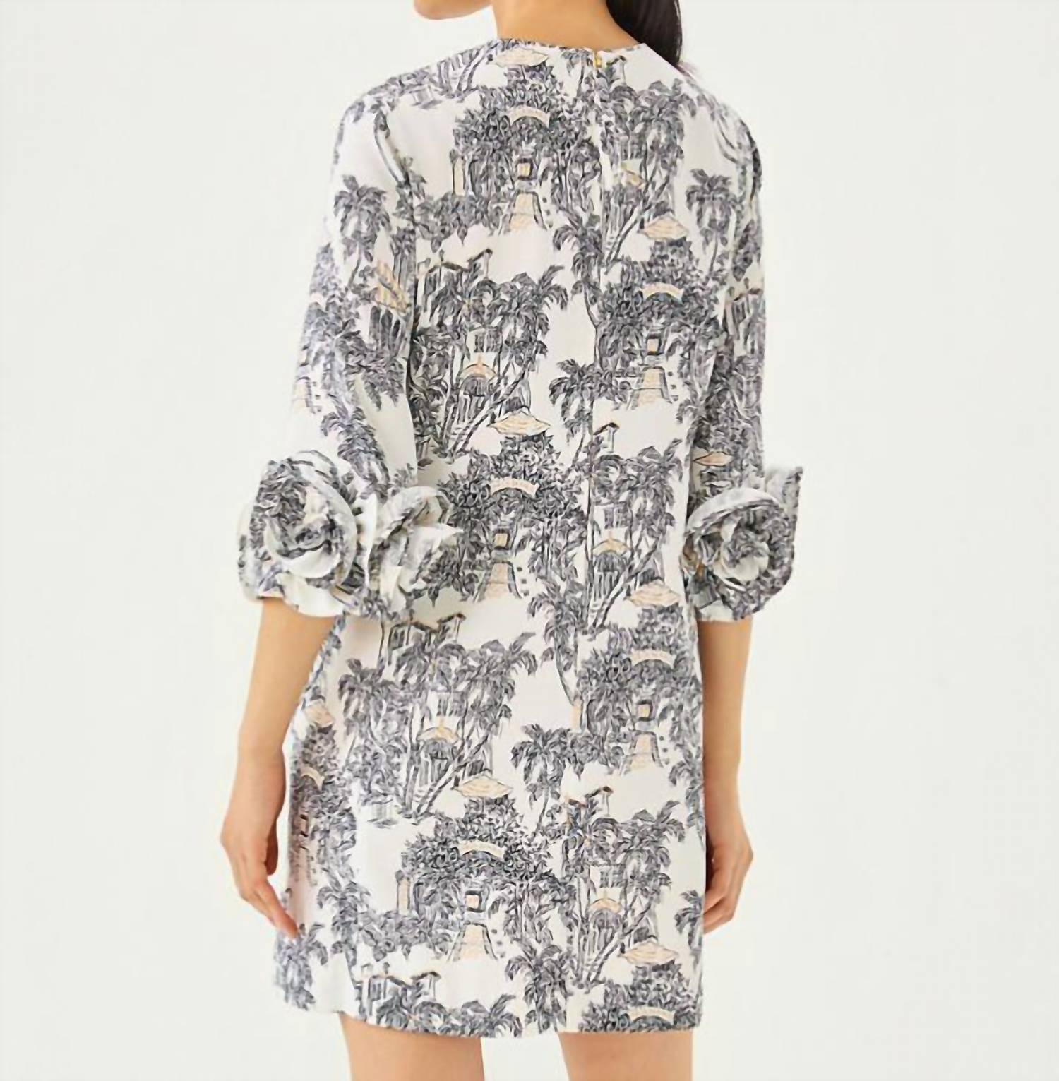 Lilly Pulitzer - Lu Rosette-cuff Crêpe Mini Dress