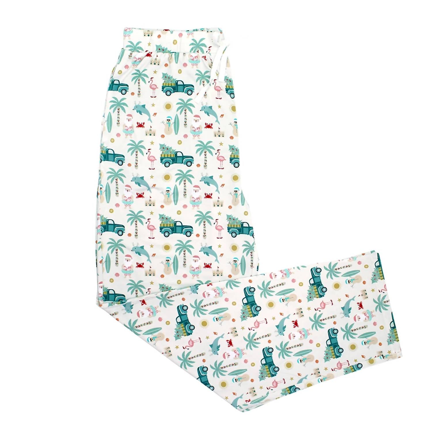 Emerson And Friends - Coastal Christmas Bamboo Relaxed Lounge Pajama Pants