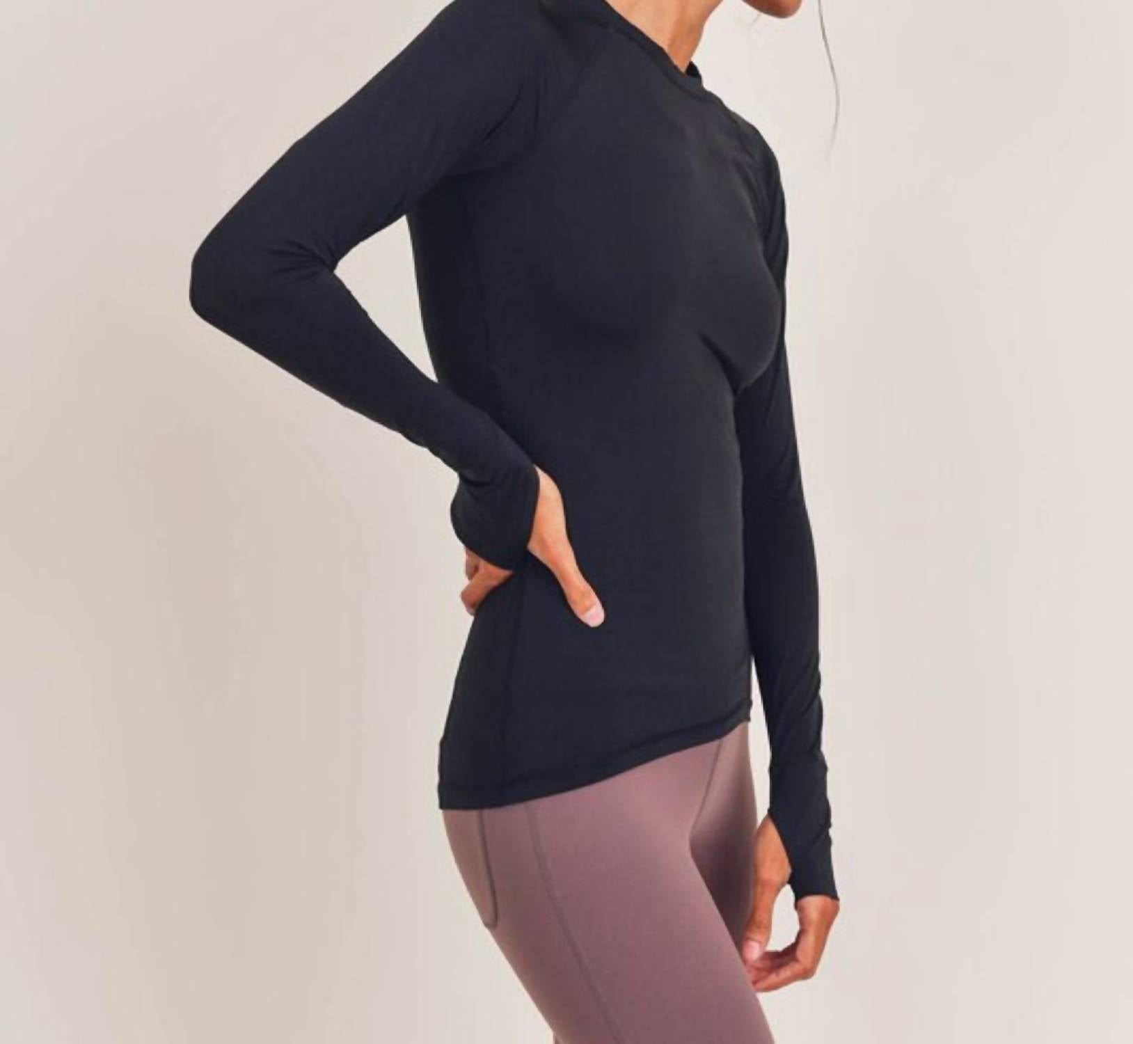 Mono B - Cool Touch Raglan Mesh Sleeve Top