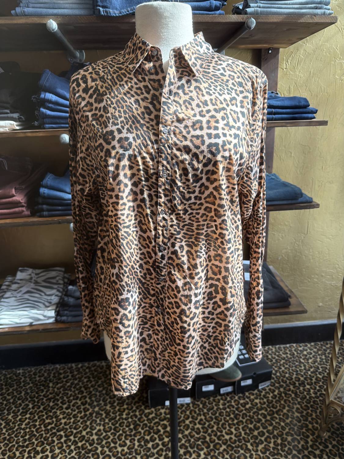 Dear John Denim - Women's Lolita leopard blouse