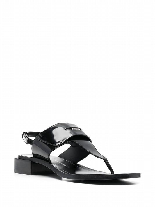Salvatore Ferragamo - Women's Logo-plaque Detail Thong Sandals