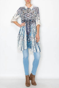 Origami - Sueded Lace Duster
