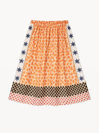 Me369 - Printed Midi Skirt