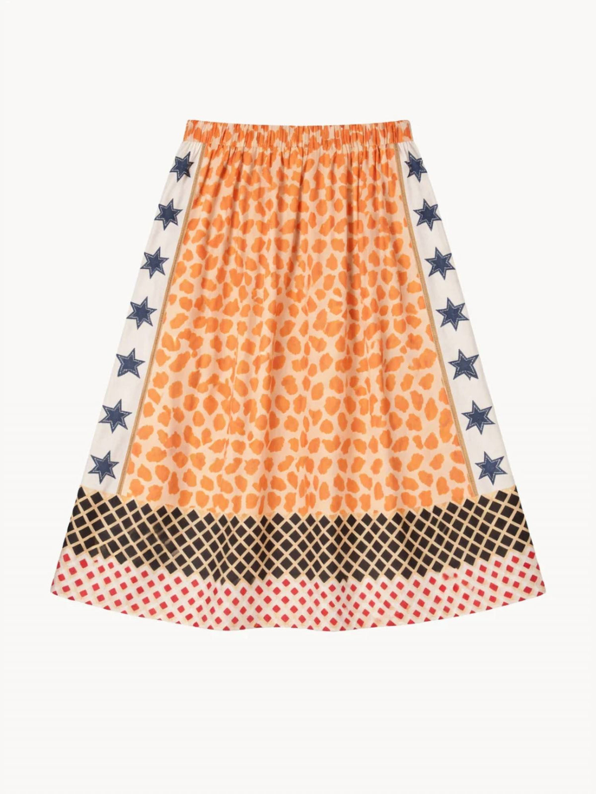 Me369 - Printed Midi Skirt