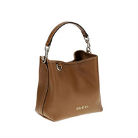 Gucci - Women's Gg Emblem Leather Bucket Bag