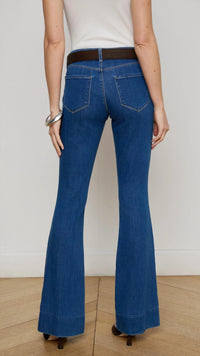 L'Agence - Lenora Low Rise Flare Jeans