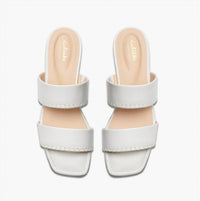 Clarks Women's Serina35 Mule Sandal in off white - women's sandal - view 4