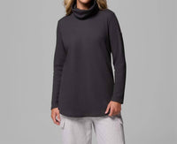 Columbia Holly Waffle Cowl Neck Pullover Sweater in shark - women's sweater