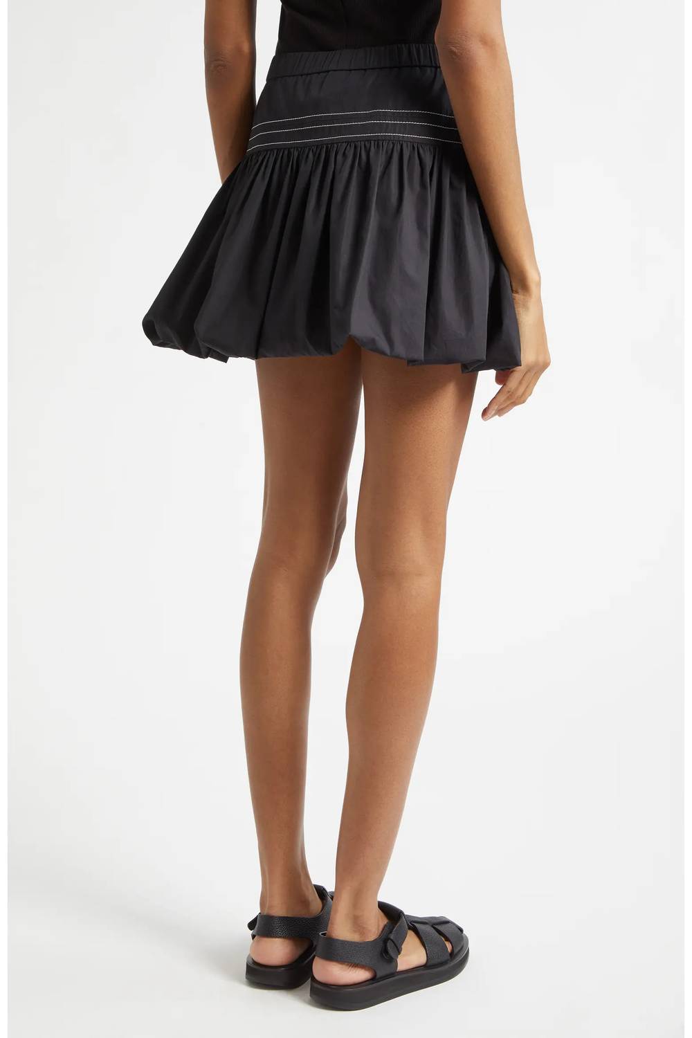 Derek Lam 10 Crosby - Persis Poplin Yoked Waist Bubble Skirt