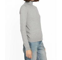 Minnie Rose - Cotton Cashmere Turtleneck Sweater