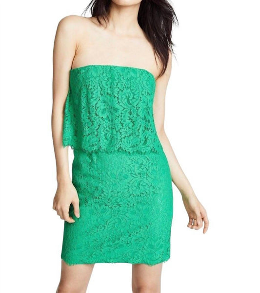 Bb Dakota - Cici Lace Scalloped Strapless Mini Dress