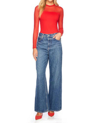 Susana Monaco - Mesh Crewneck Top