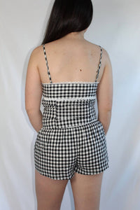 Sky To Moon - Gingham Lounge Shorts