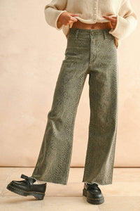 Miou Muse - Snake Print Pants