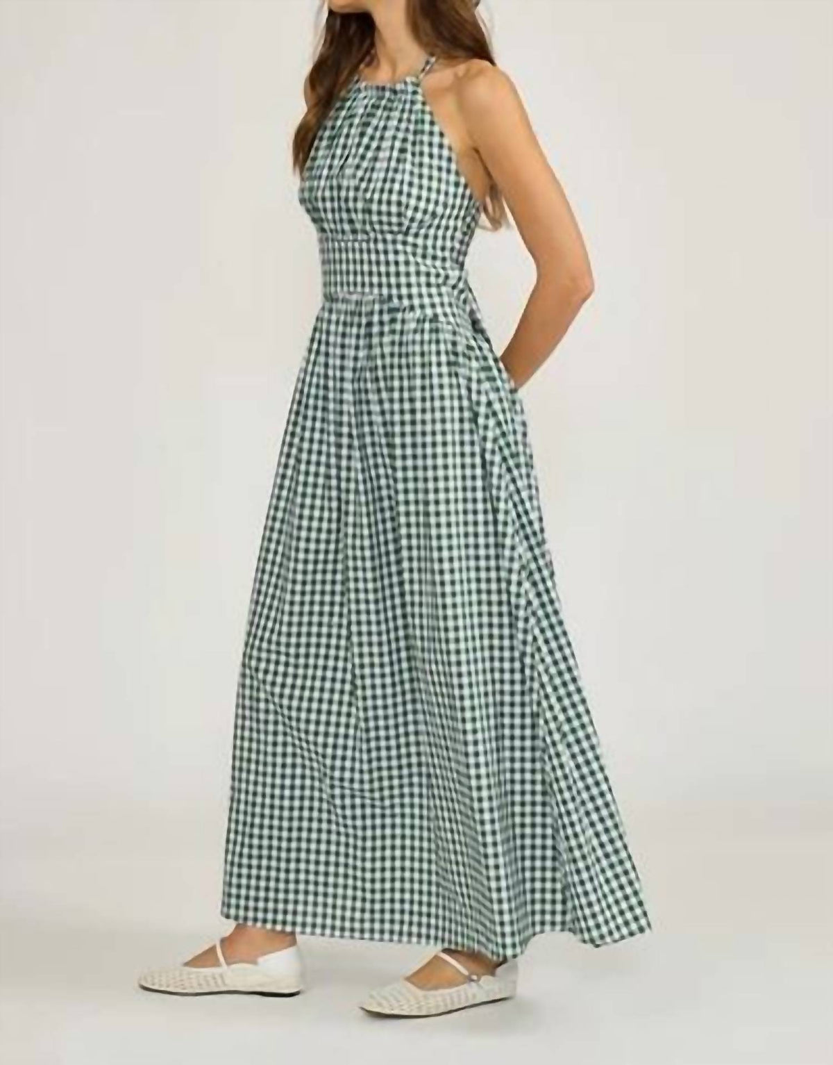 Lucy Paris - Priscilla Halter Midi Dress