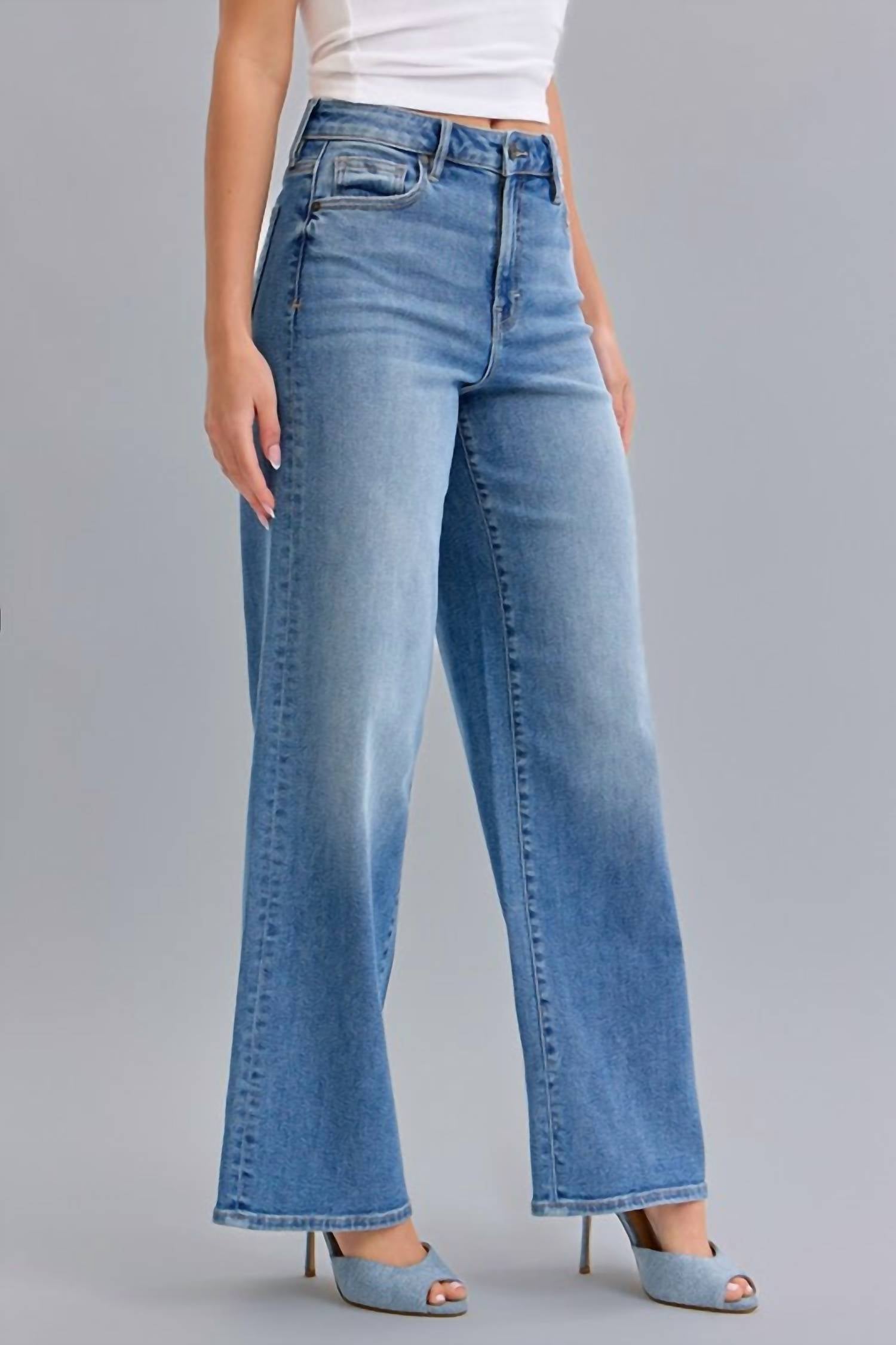 Hidden - Nori High Rise Wide Leg Jeans