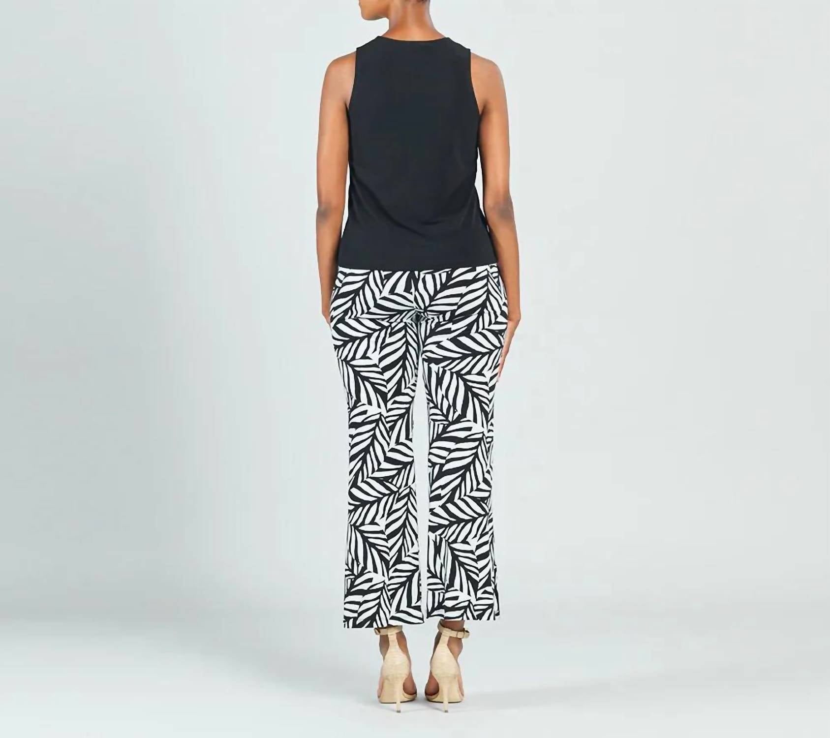 Clara Sun Woo - Palm Print Ankle Pant