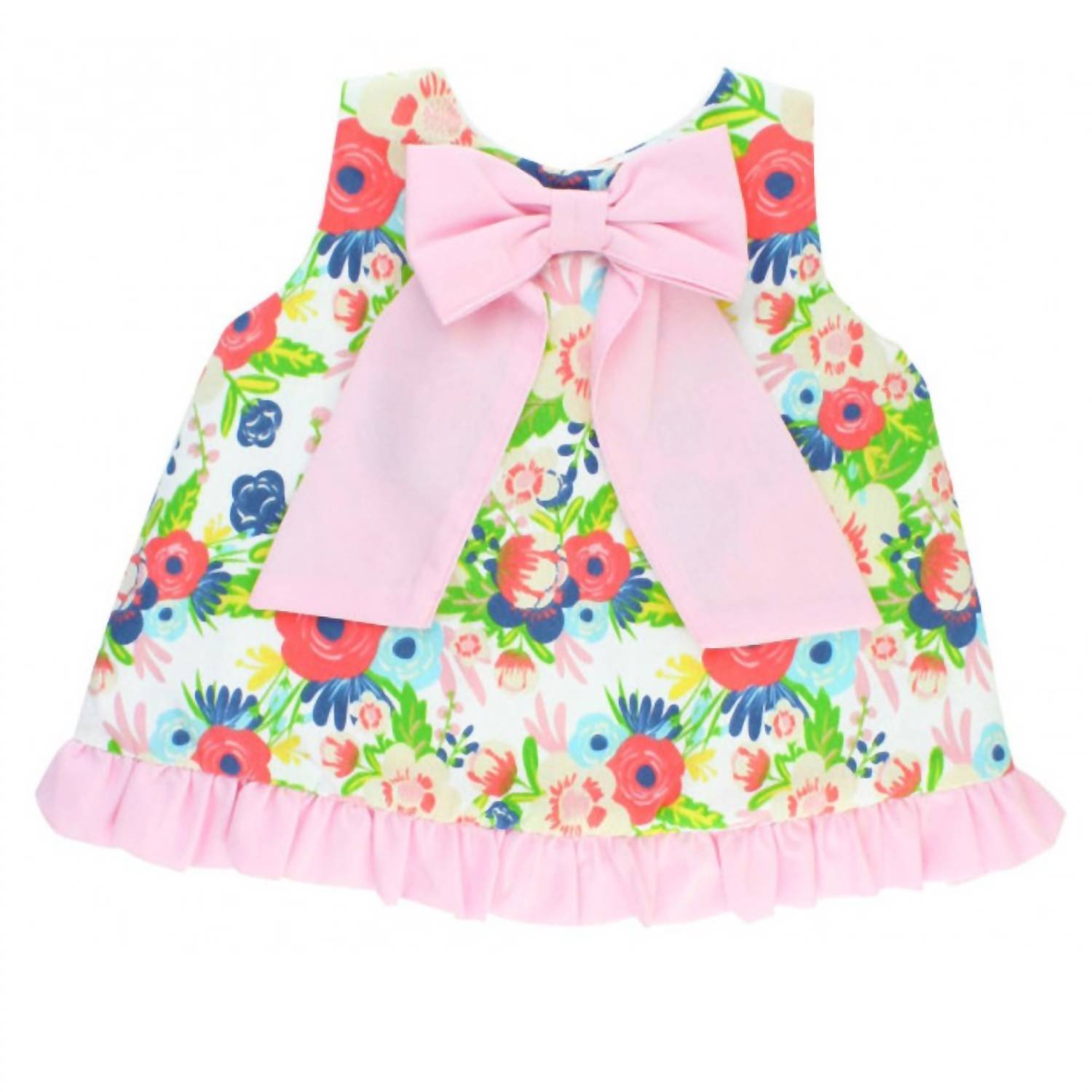 Rufflebutts - ENGLISH GARDEN 2 PC. SWING TOP AND DIAPER COVER SET