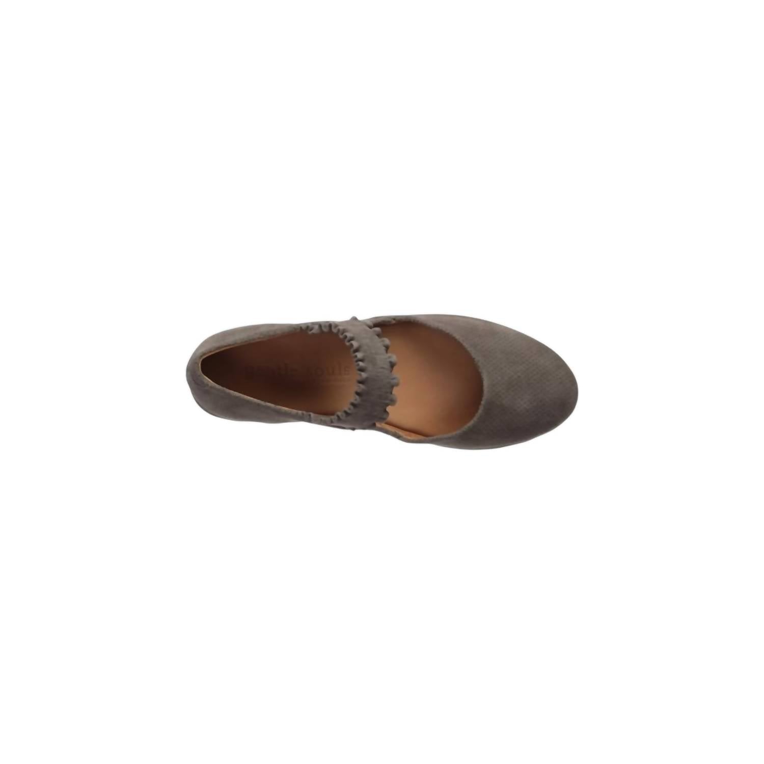 Gentle Souls - Women's Nyssa Ruffle Strap Wedge 2