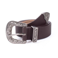 Selini New York - Women's Vegan Leather Western Horseshoe Belt