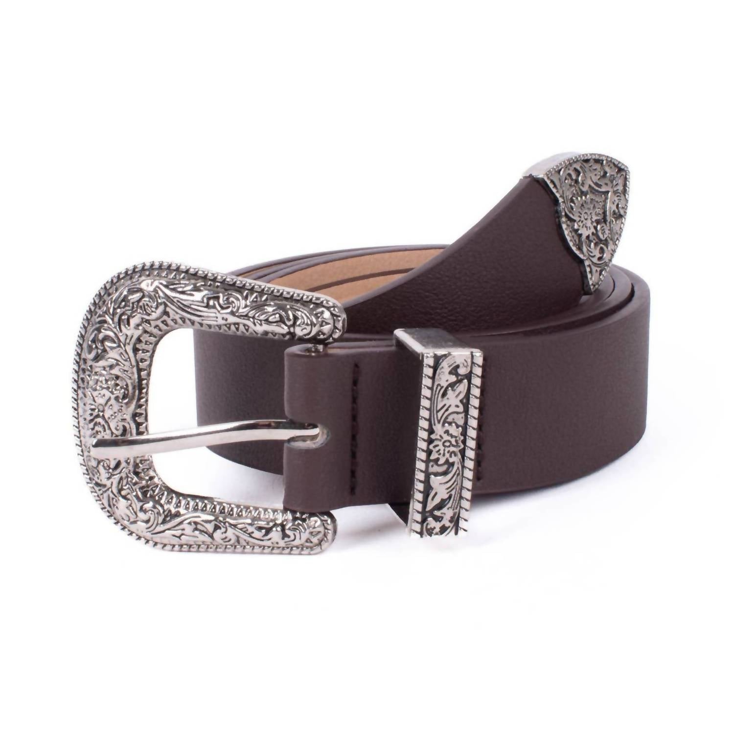 Selini New York - Women's Vegan Leather Western Horseshoe Belt